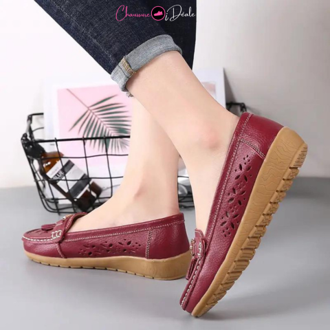 Mocassins Respirants À Enfiler Pour Femme