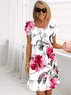 Émilie | Robe Maxi Élégante À Fleurs