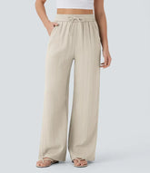Lisa | Pantalon En Lin Léger Et Élégant