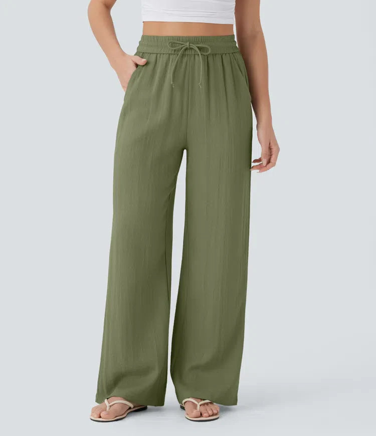 Lisa | Pantalon En Lin Léger Et Élégant