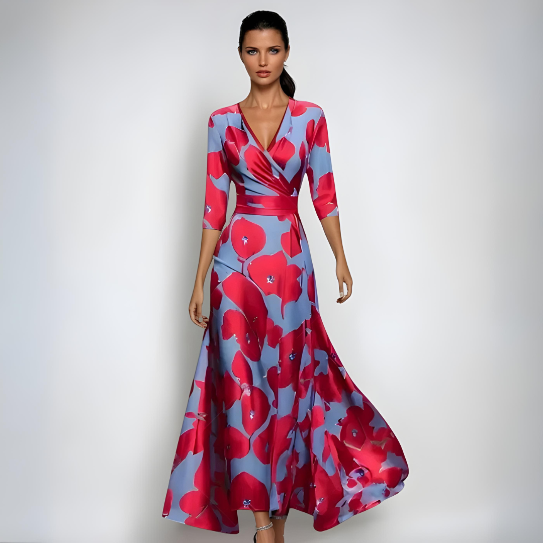 Lilian | Robe Fleurie Élégante