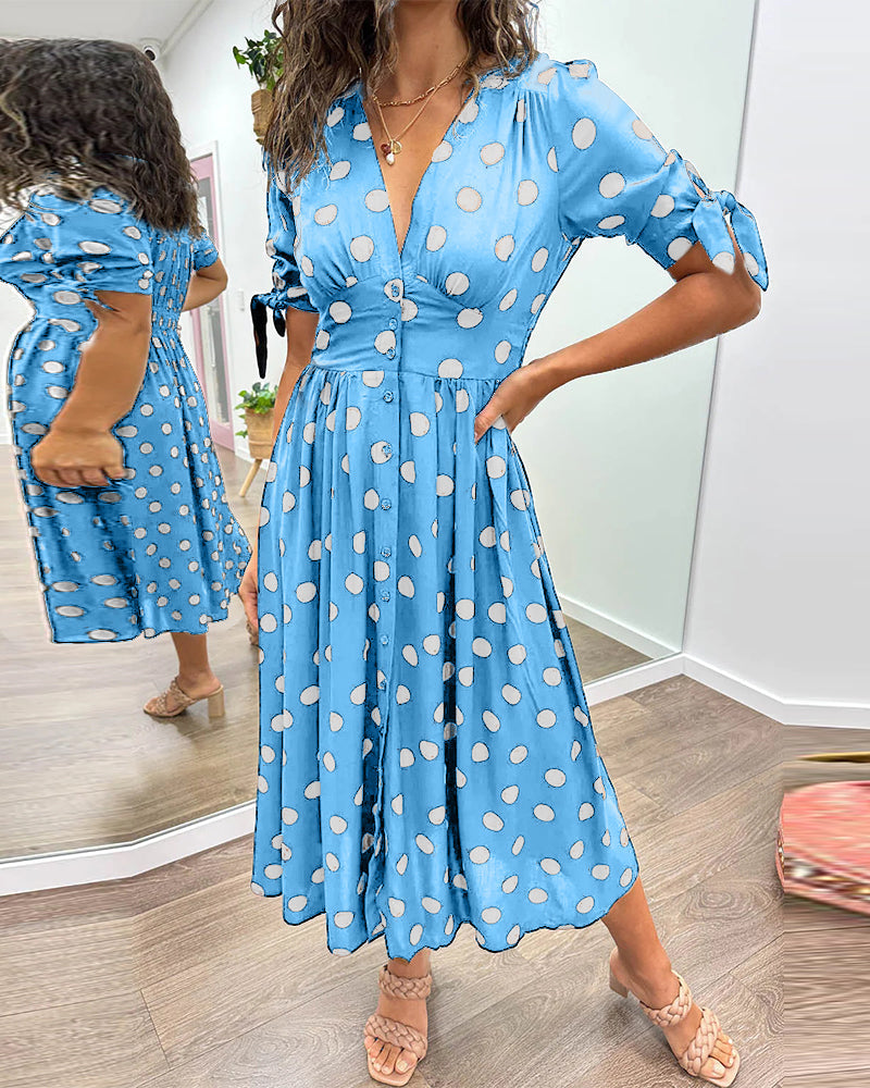 Mariz | Robe À Pois Élégante Et Féminine