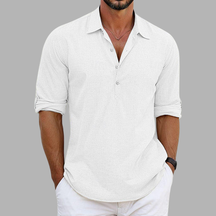 Andrew | Chemise Élégante En Lin Et Coton