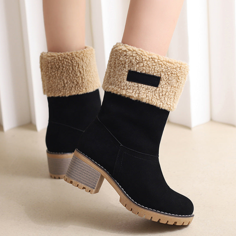 Bottes Femme Suédé Basse Personnalité Mode - Piedis LTD Bottes Femme Suédé Basse Personnalité Mode 0 Piedis LTD Noir / 34 Piedis LTD 0