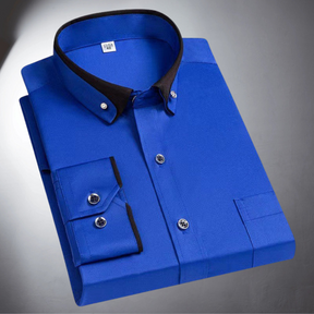 Matteo | Chemise Élégante À Col Contrasté