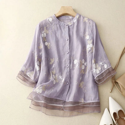 Laurienne – Blouse Brodée