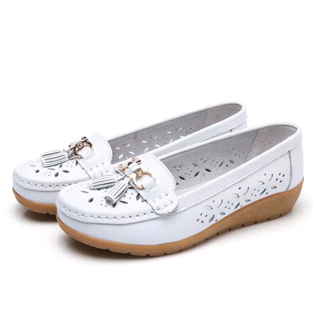 Mocassins Respirants À Enfiler Pour Femme