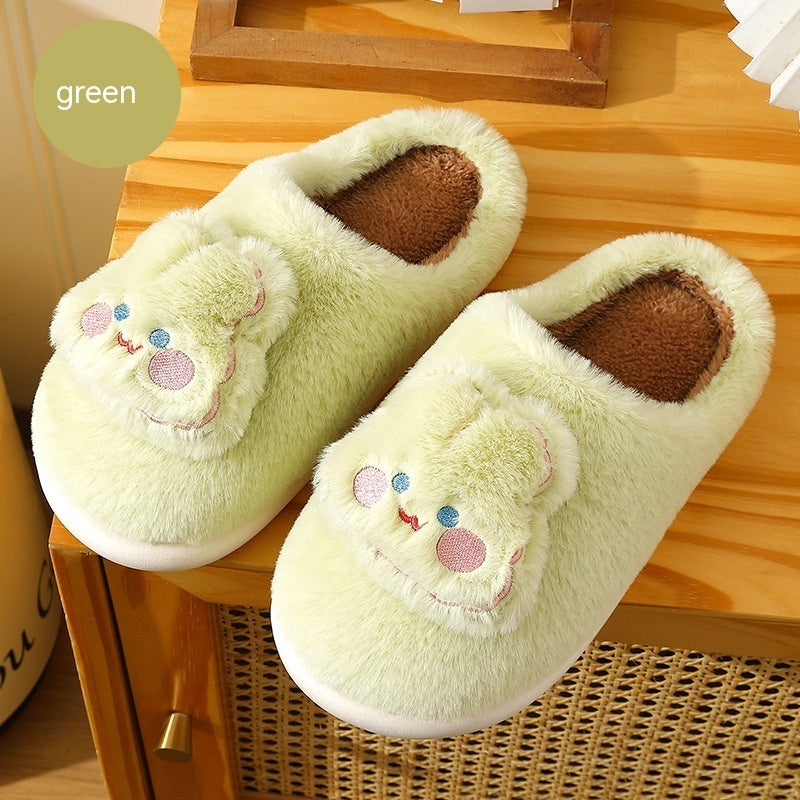 Chaussons Douillets Parent-Enfant | Fluffy et Chaleureux 🦶❤️ - Piedis LTD Chaussons Douillets Parent-Enfant | Fluffy et Chaleureux 🦶❤️ Bottines Piedis LTD Lapin Vert / 38-39 Piedis LTD Bottines