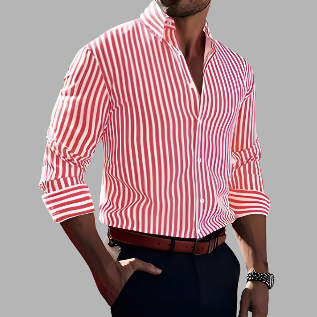 George | Chemise Rayée À Boutons Pour Élégance Et Confort