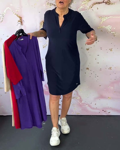 Orlane | Robe élégante à col V
