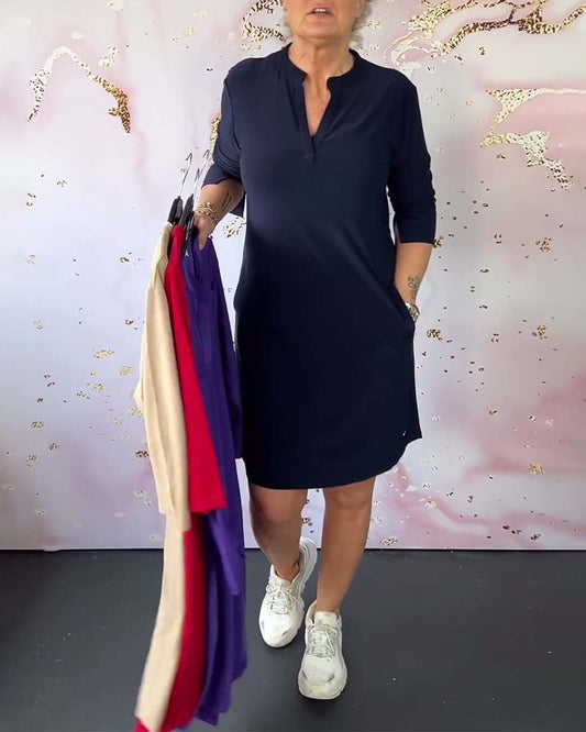 Orlane | Robe élégante à col V