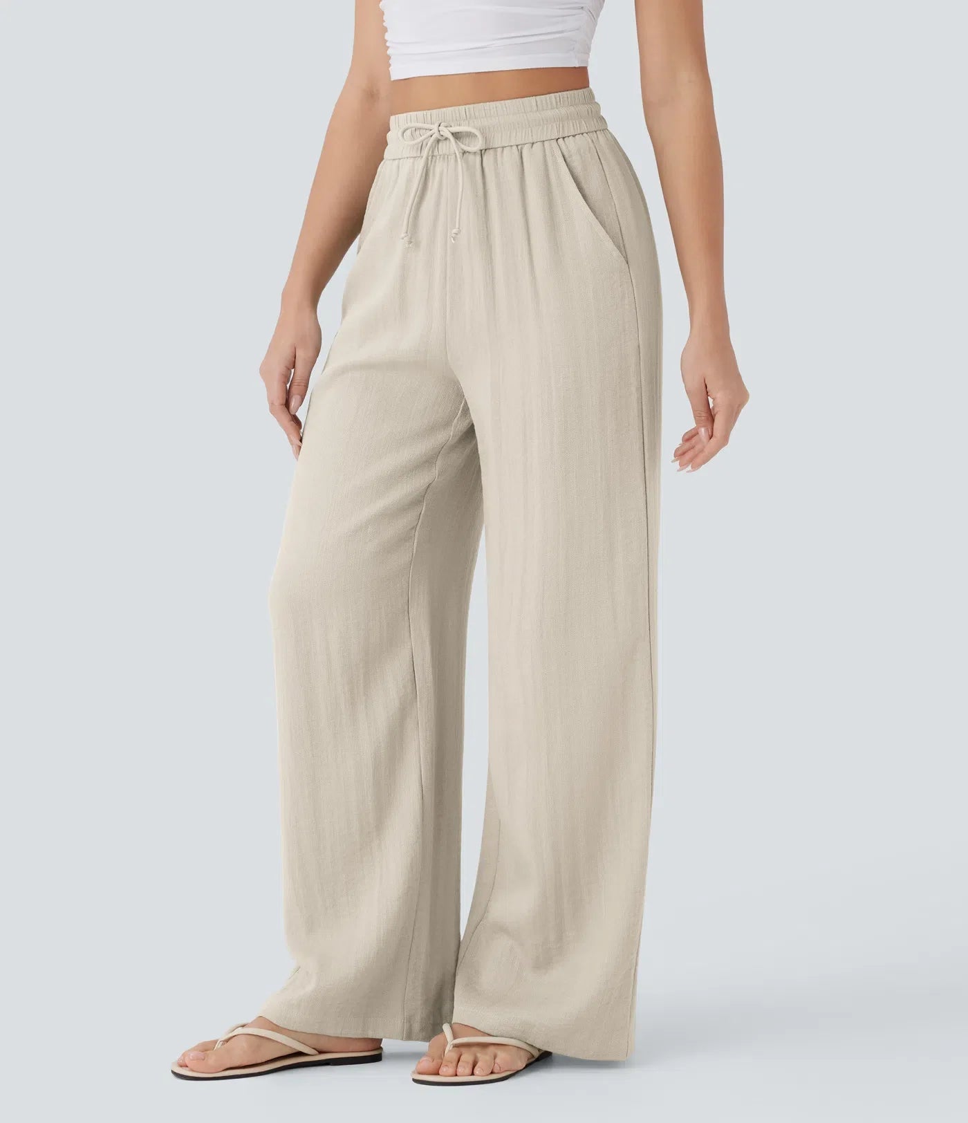 Lisa | Pantalon En Lin Léger Et Élégant