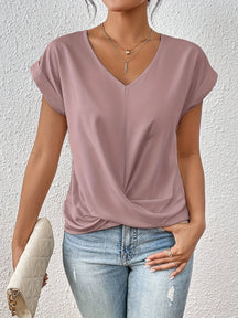 Éloïse | T-shirt Col Cœur décontracté