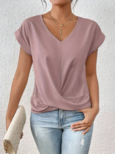 Sophie - T-shirt Décontracté à Col Cœur
