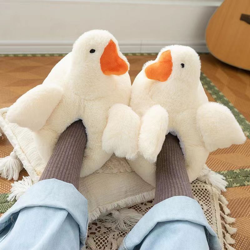 Chaussons Peluche Canard Femme Semelle Épaissie - Piedis LTD Chaussons Peluche Canard Femme Semelle Épaissie Bottines Piedis LTD Gris Foncé / Taille Unique 36 à 44 Piedis LTD Bottines