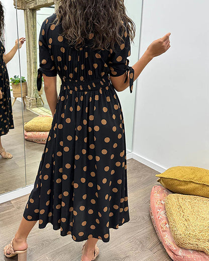 Mariz | Robe À Pois Élégante Et Féminine