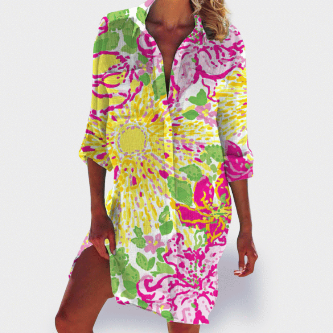 Léa | Robe D'Été Légère Et Colorée Pour Un Style Rayonnant