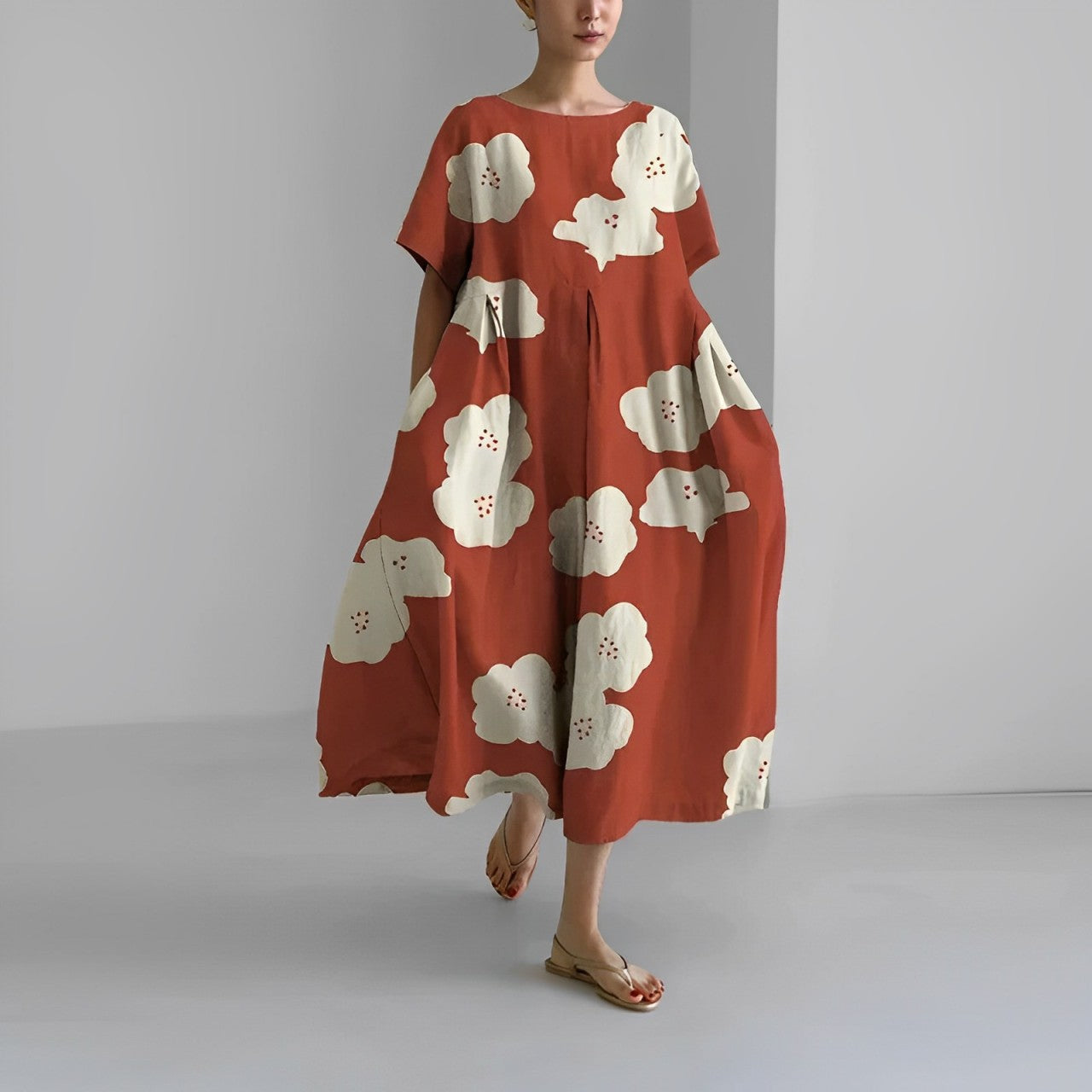 Amelia | Robe Bohème À Fleurs