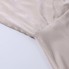 Liora | Robe Midi Élégante À Bretelles Et Décolleté En V