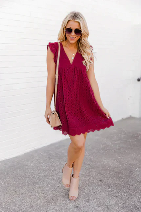 Francine | Robe En Dentelle Avec Poches