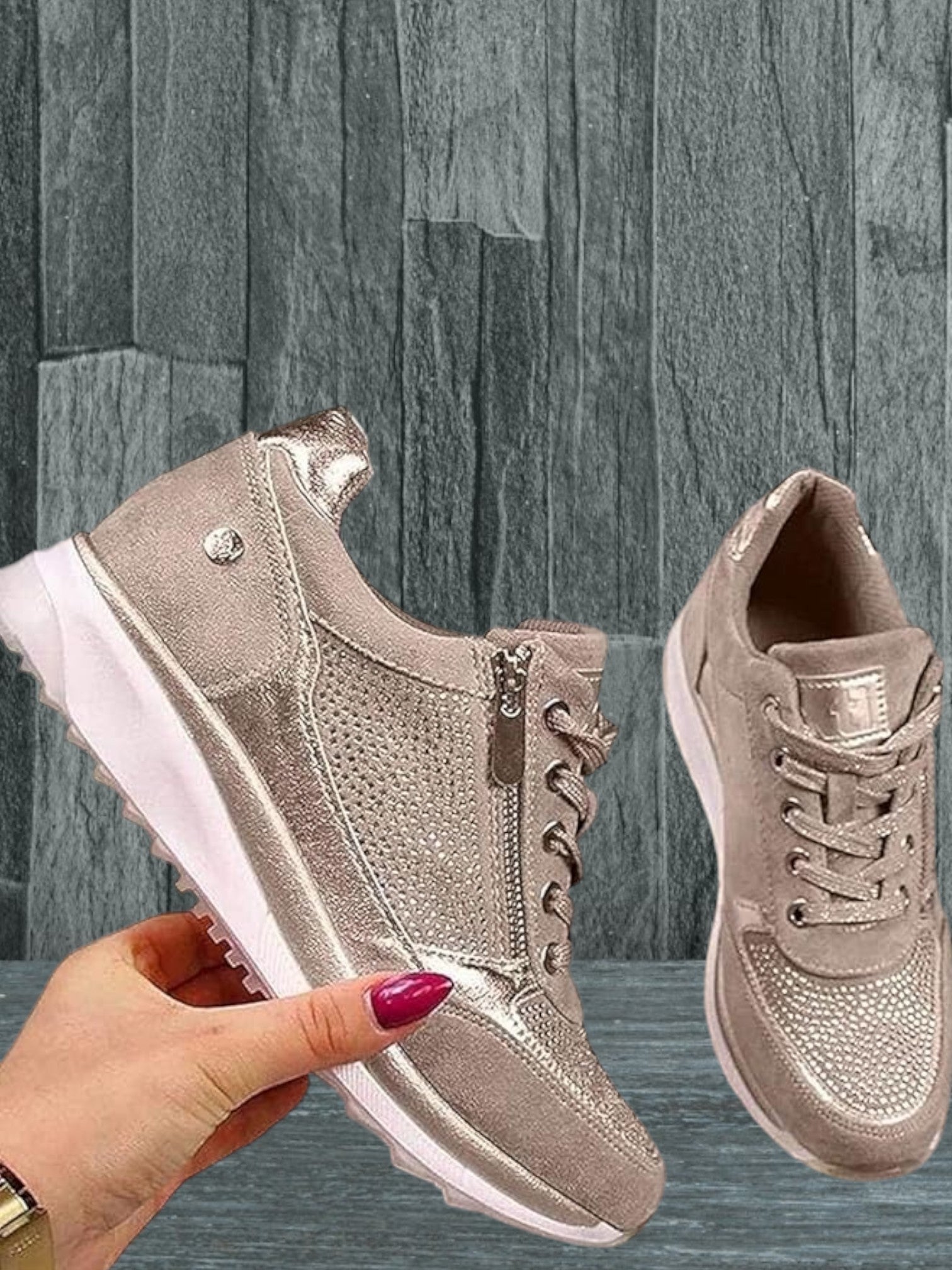 Lindy | Baskets Orthopédiques Zippées Pour Femme À Maintien Léger
