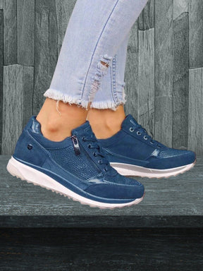 Lindy | Baskets Orthopédiques Zippées Pour Femme À Maintien Léger