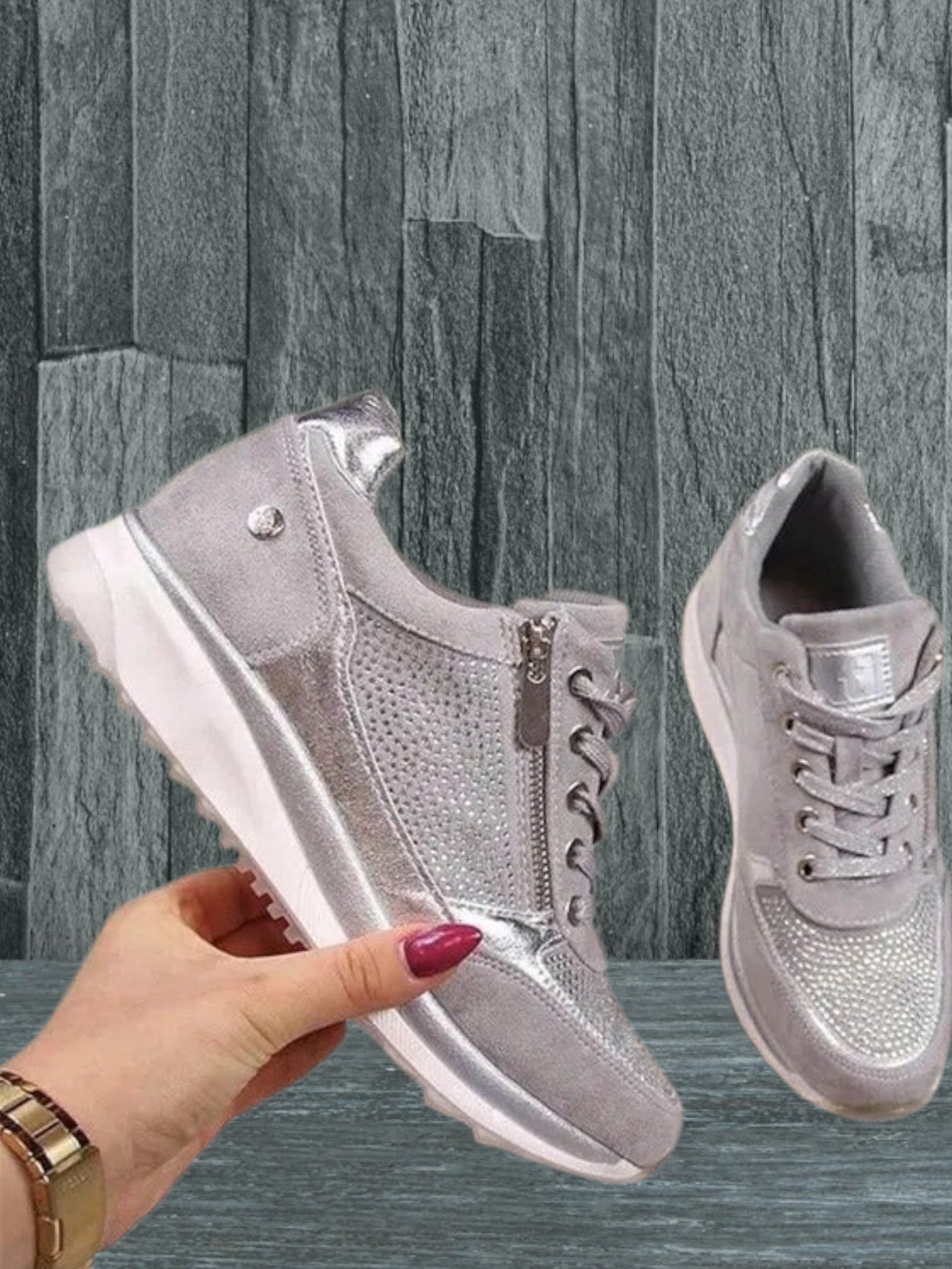 Lindy | Baskets Orthopédiques Zippées Pour Femme À Maintien Léger