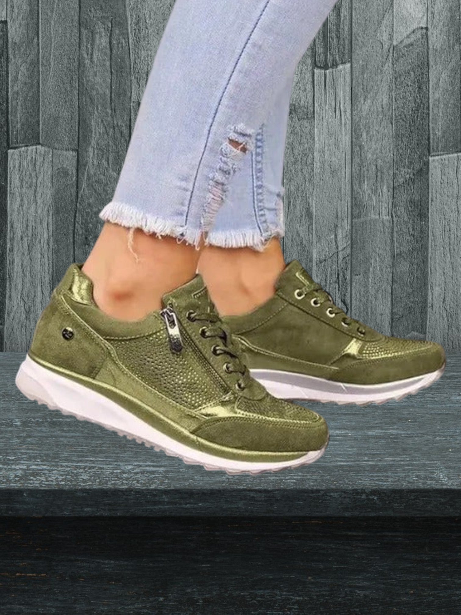 Lindy | Baskets Orthopédiques Zippées Pour Femme À Maintien Léger