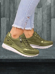 Lindy | Baskets Orthopédiques Zippées Pour Femme À Maintien Léger