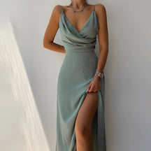 Carina - Robe Longue Élégante
