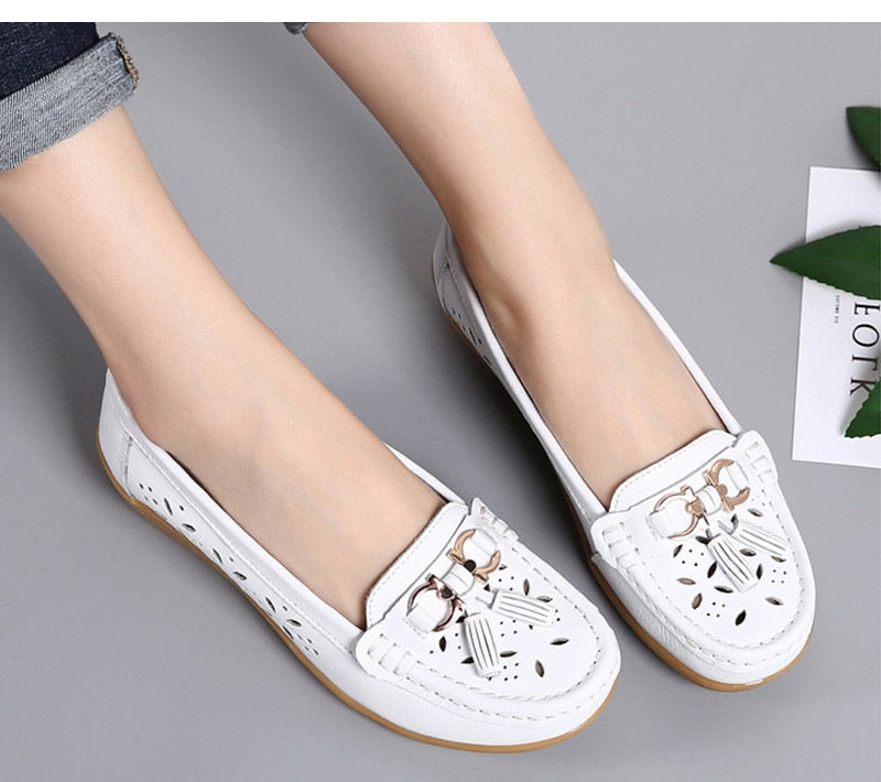 Mocassins Respirants À Enfiler Pour Femme