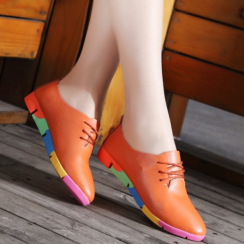 Chaussures En Cuir – Respirantes Et Confortables