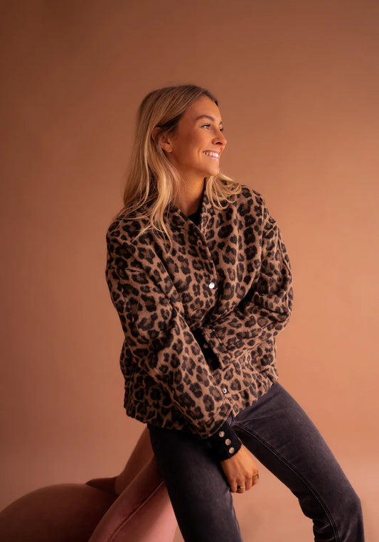 Veste Bomber Léopard