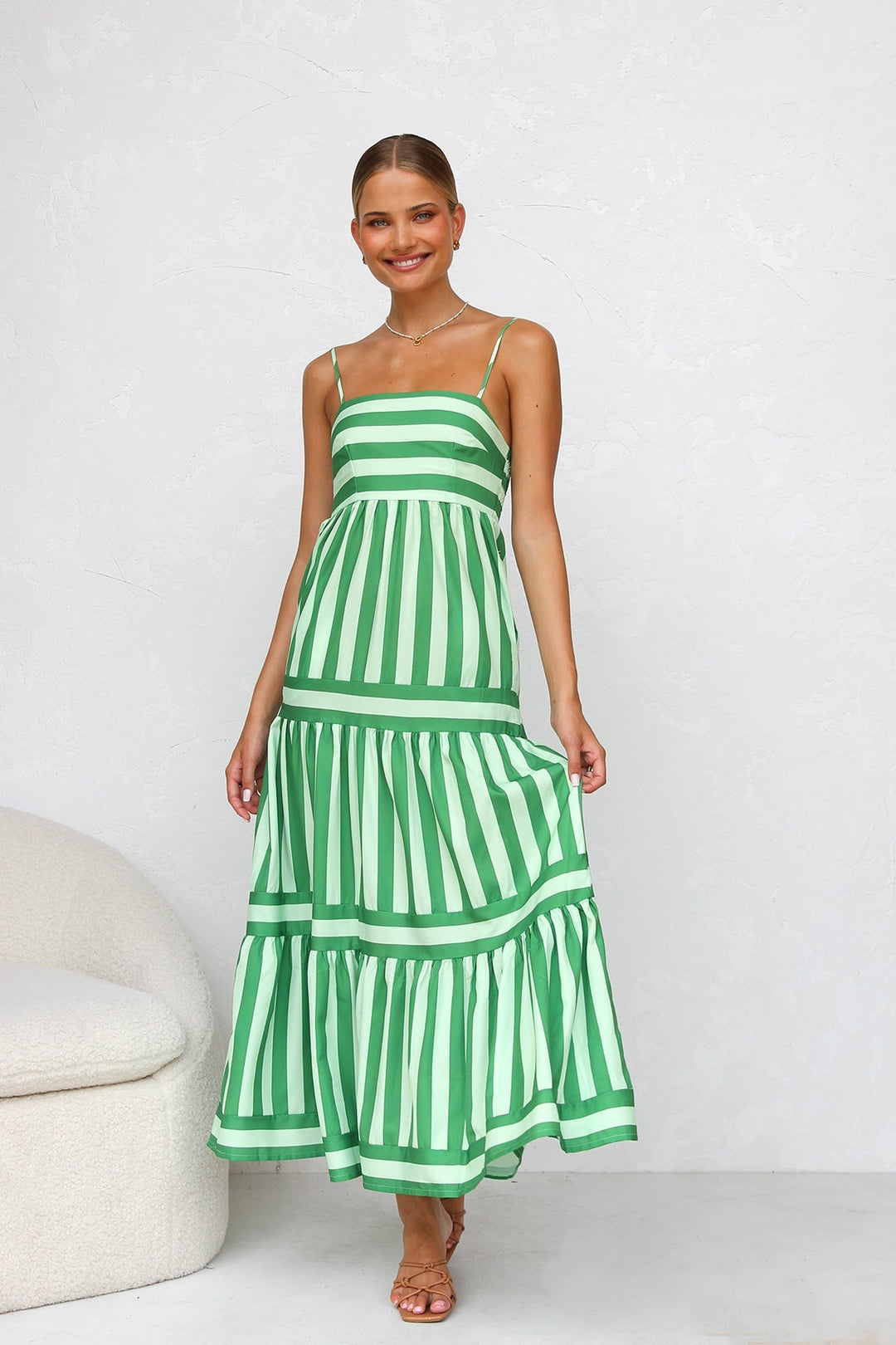 Solena | Robe Longue À Bretelles Fines