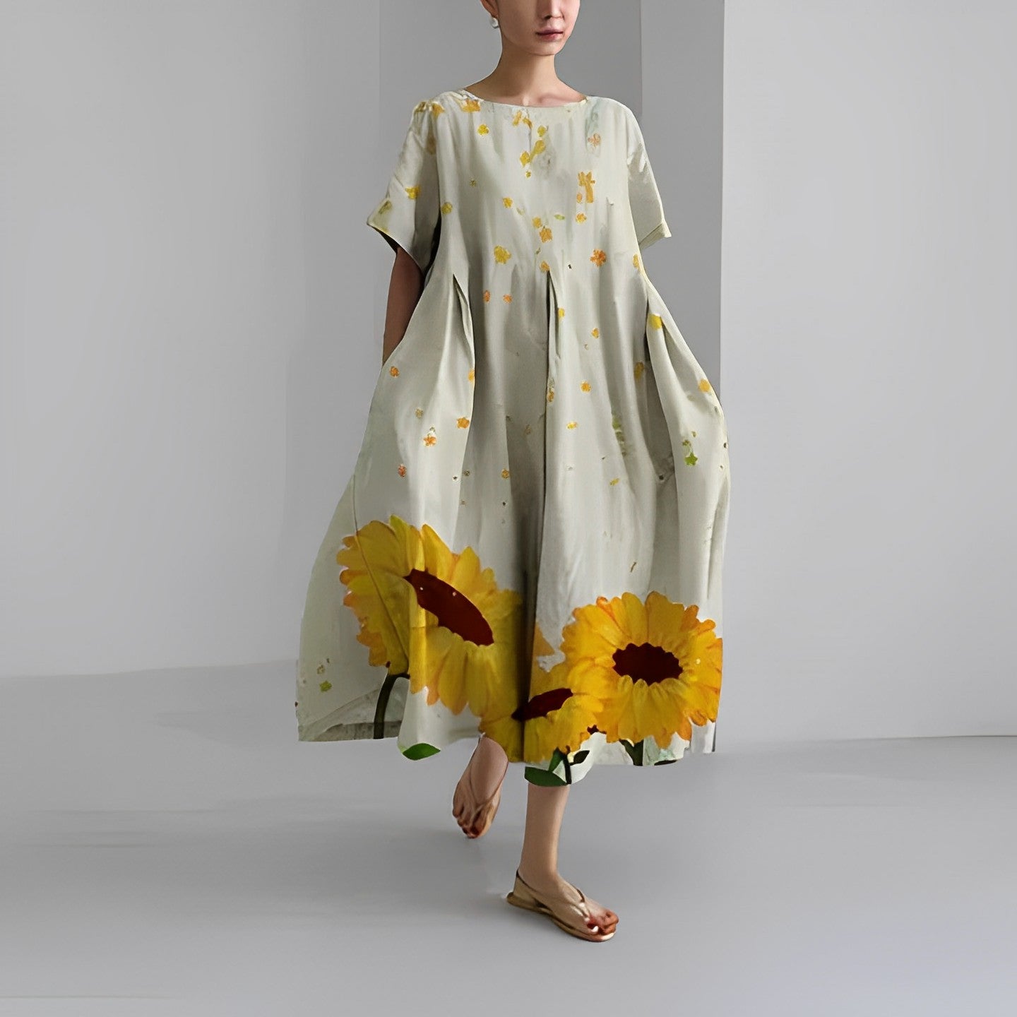 Amelia | Robe Bohème À Fleurs