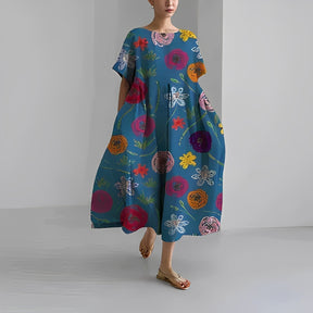 Amélie | Robe Bohème À Fleurs