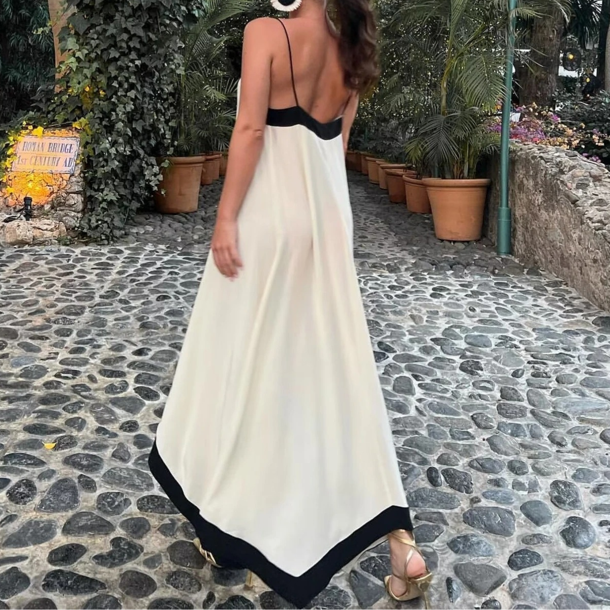 Anaïs | Robe Fluide Et Élégante À Bretelles Réglables