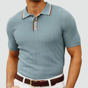 Léo | Polo En Maille Haut De Gamme Et Élégant
