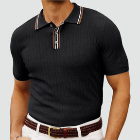 Léo | Polo En Maille Haut De Gamme Et Élégant