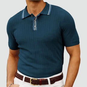Léo | Polo En Maille Haut De Gamme Et Élégant