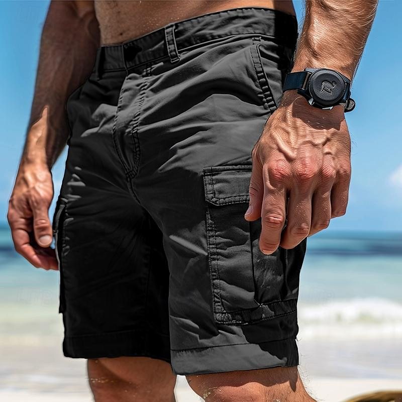 Noah | Short Cargo Léger En Coton Fonctionnel
