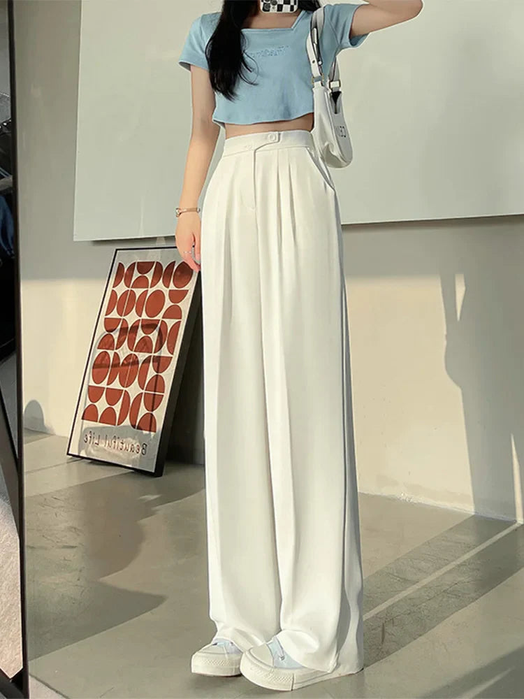 Pauline – Pantalon large en lin 