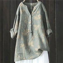 Martha | Blouse Longue Fleurie À Coupe Fluide Et Tissu Aéré
