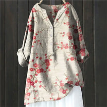 Martha | Blouse Longue Fleurie À Coupe Fluide Et Tissu Aéré