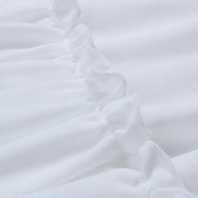Gia | Robe Courte En Dentelle Avec Manches Évasées Et Bretelles Réglables