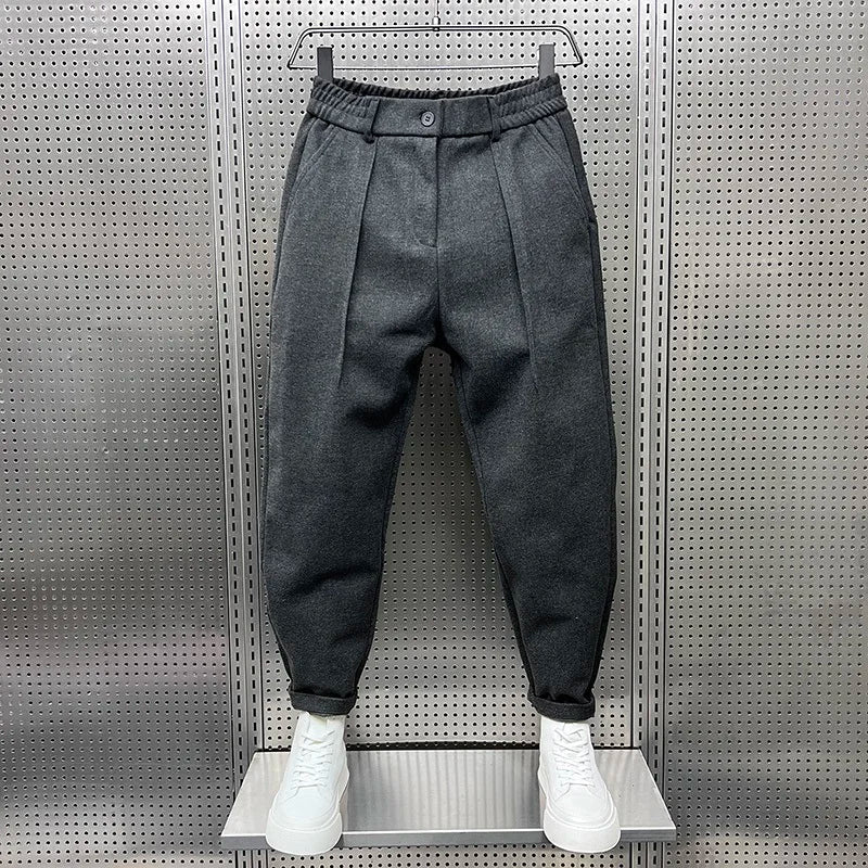 Mathieu | Pantalon Chiné Élégant Confort &amp; Style 