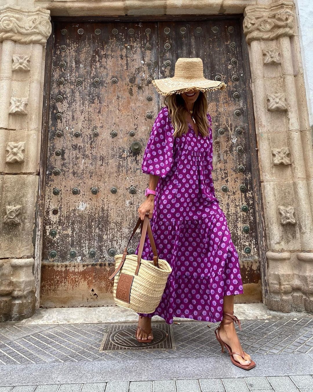 Melissa | Robe Maxi Bohème Avec Décolleté En V