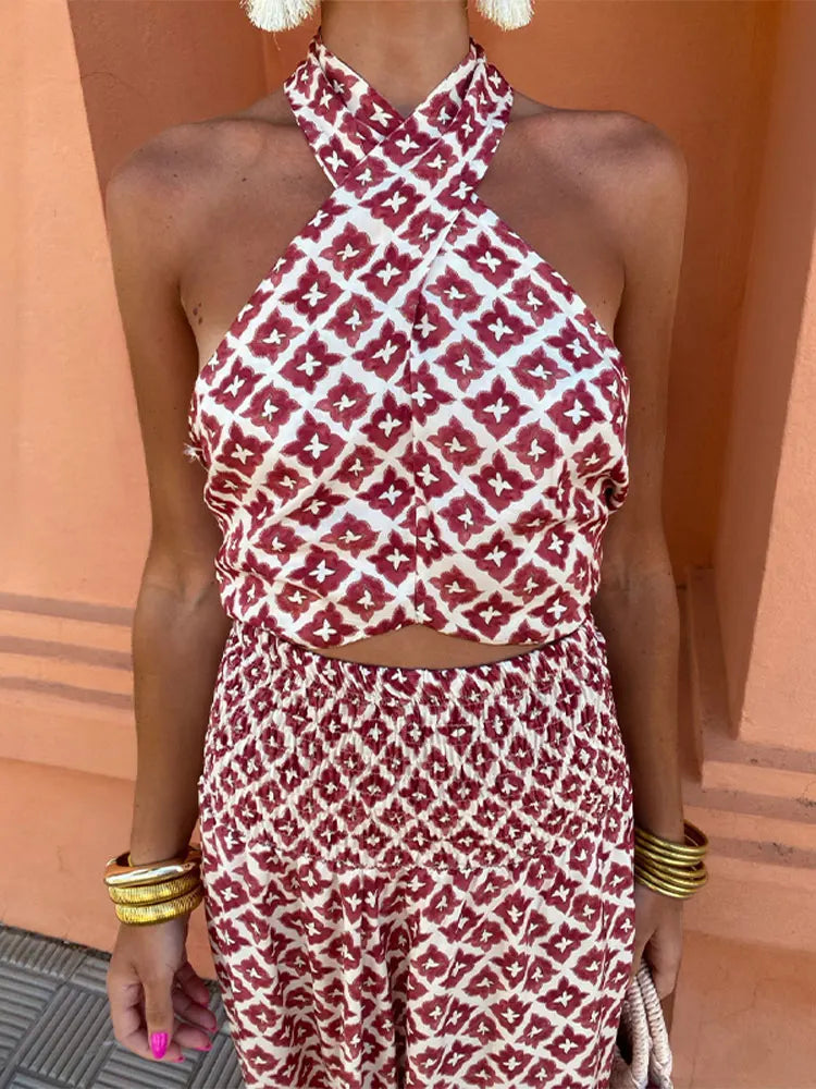 Serina | Robe Midi Froncée à Épaules Dénudées