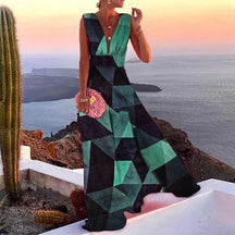 Vina | Robe Fleurie Sans Manches