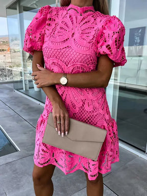 Marisse | Robe En Dentelle Brodée Pour Une Élégance Intemporelle